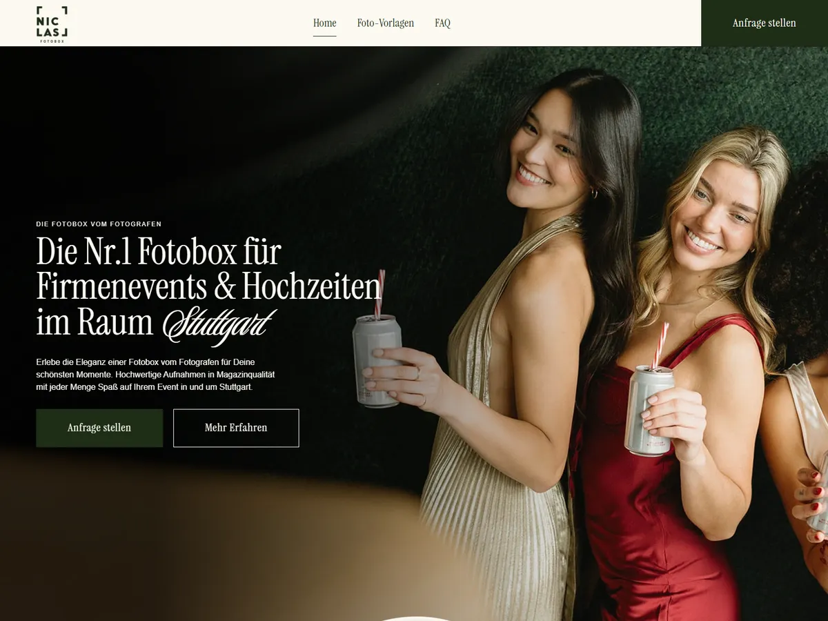 Website Fotobox by Niclas
